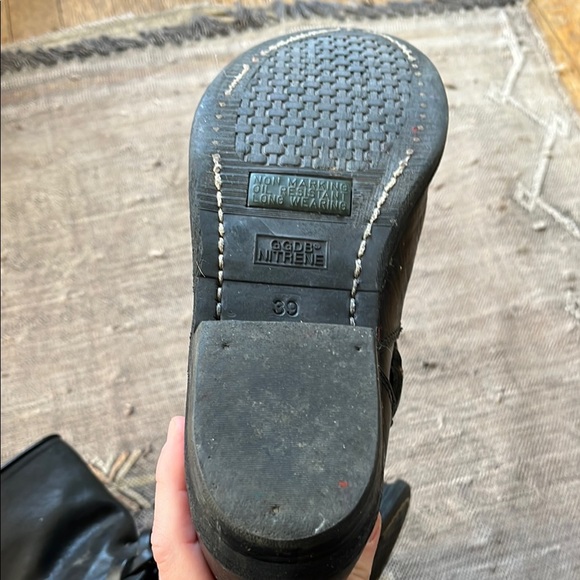 Golden Goose black leather biker boots 39 - Picture 9 of 12